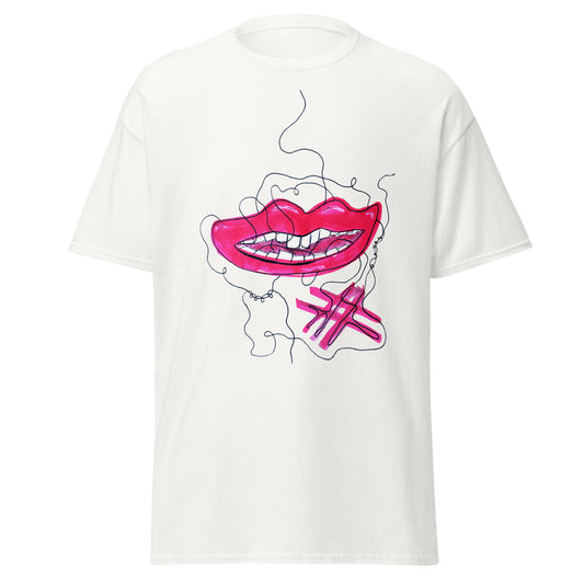 THE LINE-MOUTH-T-SHIRT